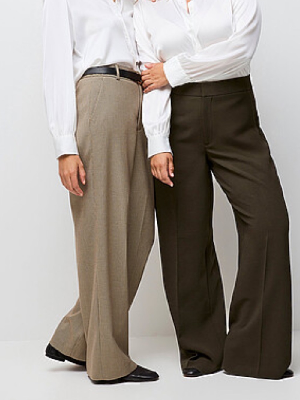 Simons Wide-Leg Houndstooth Dress Pants - Size 10 - NWT ($125)!